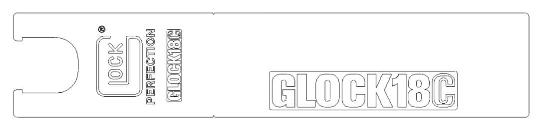 特注 L型ガンスタンド グロッグ18C