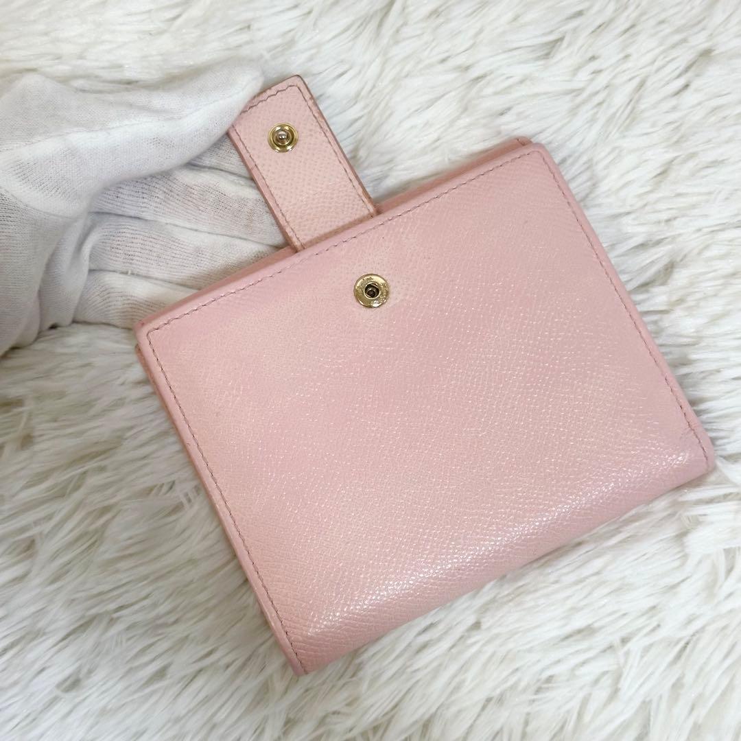 NFC認証 Ferragamo 折り財布 ガンチーニ ロゴクリップ ゴールド