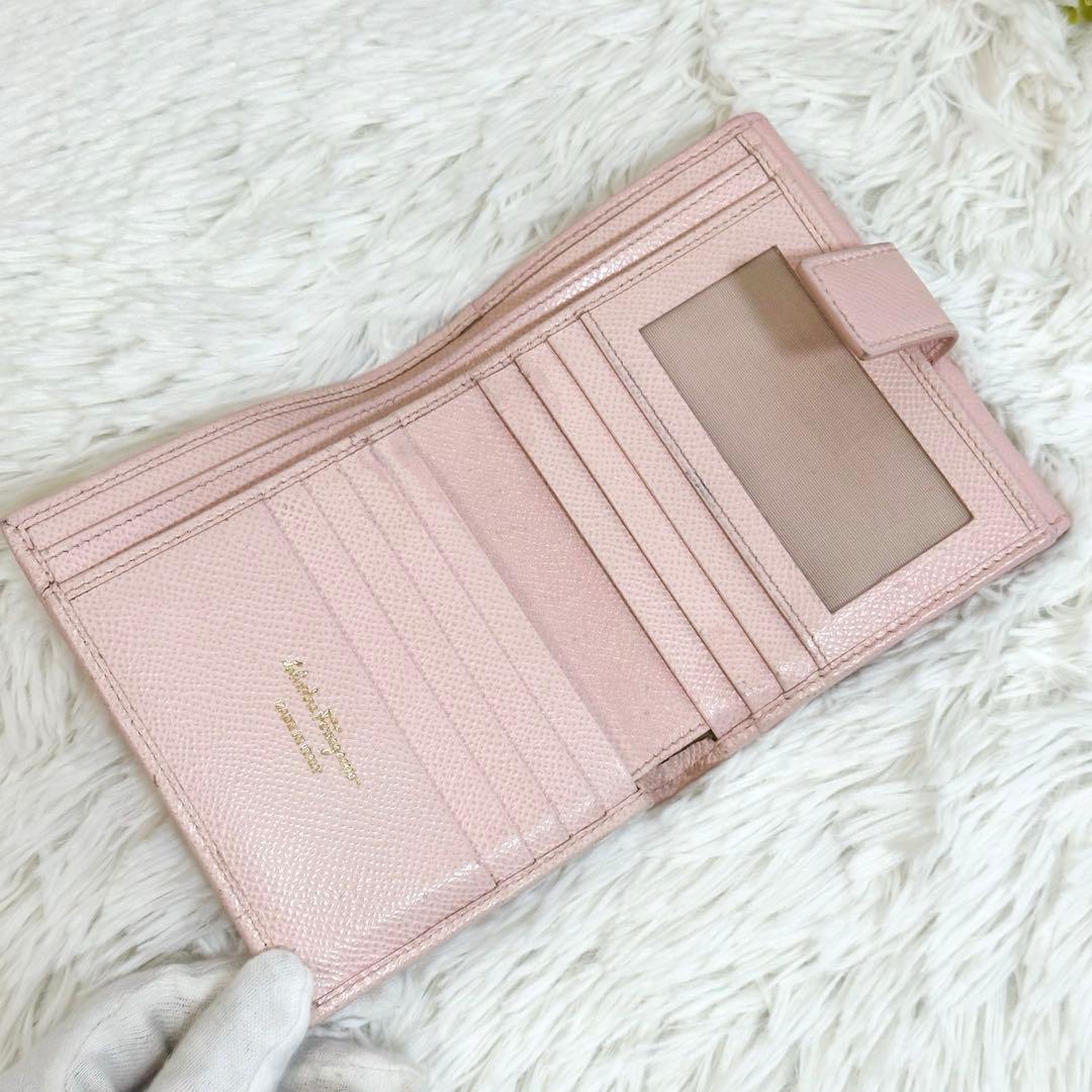 NFC認証 Ferragamo 折り財布 ガンチーニ ロゴクリップ ゴールド