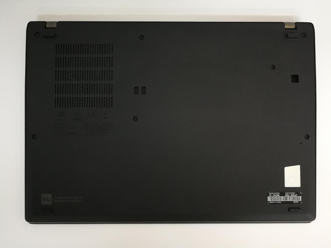 Windowsノート本体 ThinkPad X13 Gen2 Ryzen5 16GB 512GB SSD