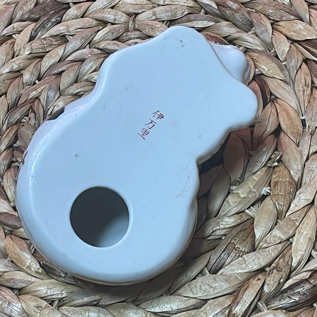 アンティーク　伊万里焼　眠り猫