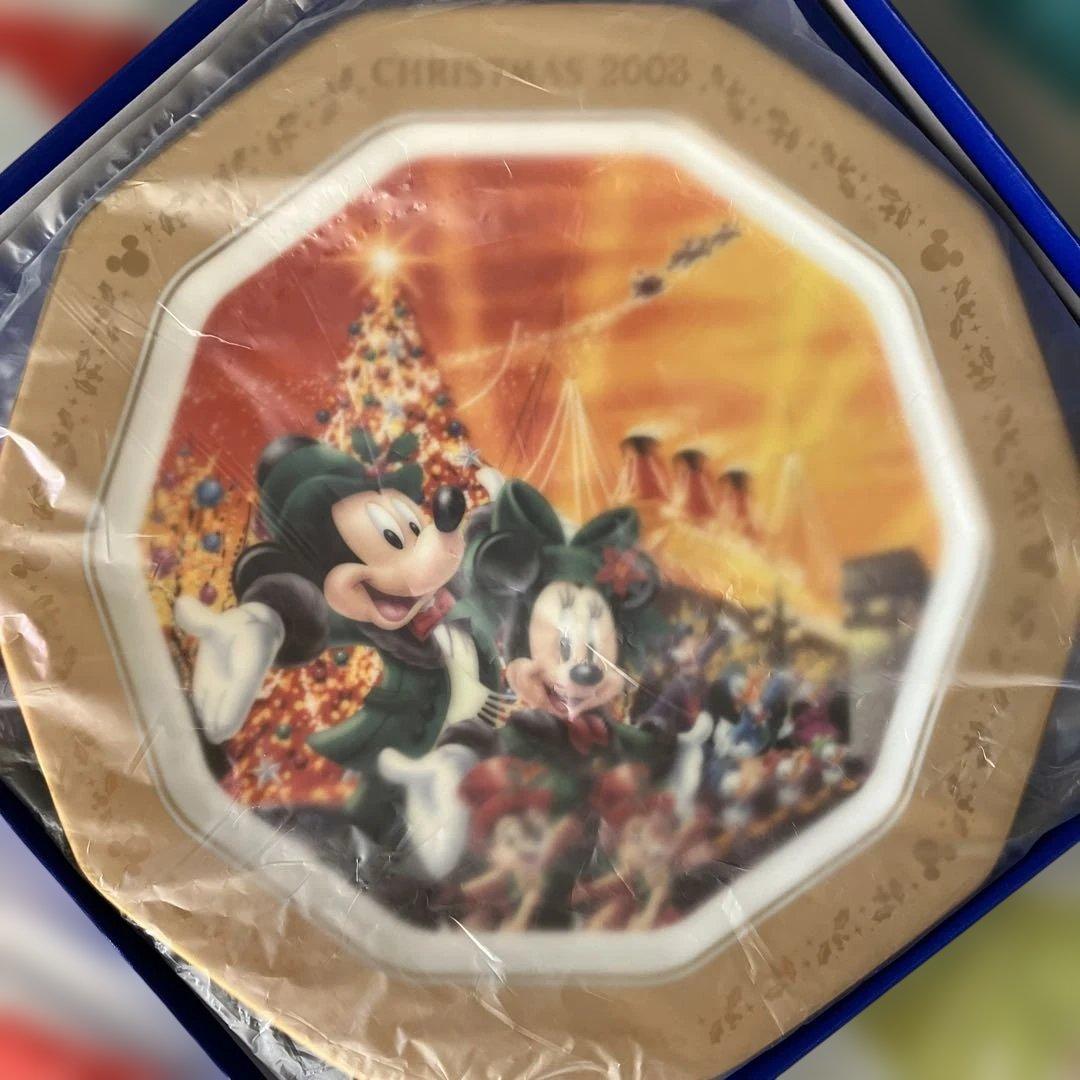 限定　東京ディズニーシー クリスマスプレート 2003 ハーバーサイド　船　夕日