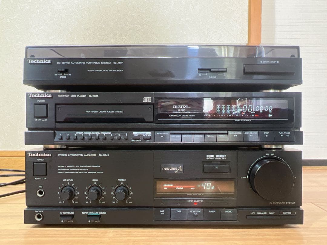 TECHNICS テクニクスコンポーネントCD/レコードデッキジャンク品