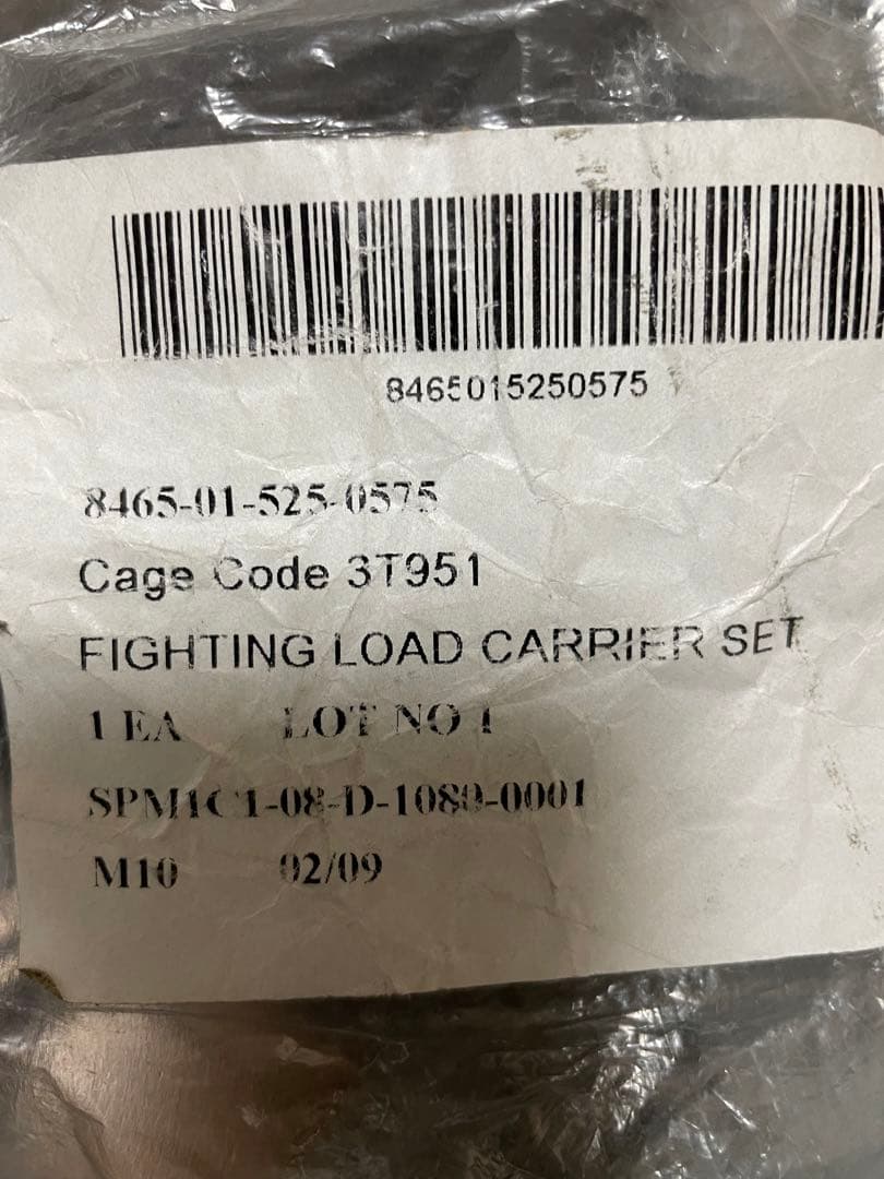 実物　米軍　美品未使用　ファイティングロードキャリアセット　ACU サバゲー