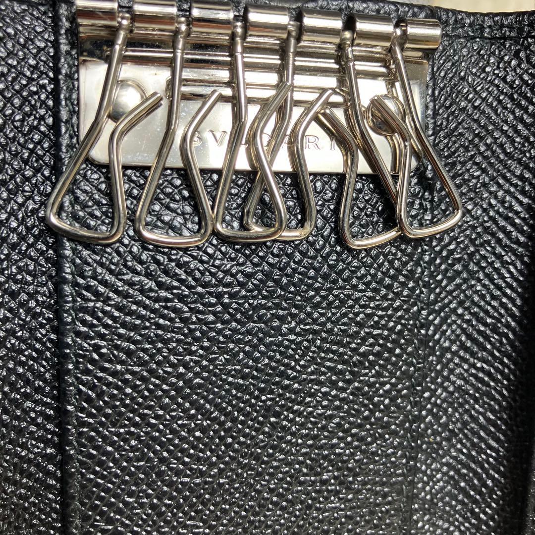 【極美品】 ブルガリ キーケース ビーゼロワン ロゴクリップ