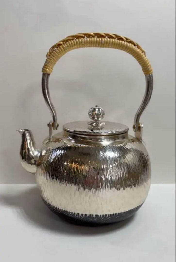 新品　銅瓶　石目模様　湯沸　ヤカン　茶器