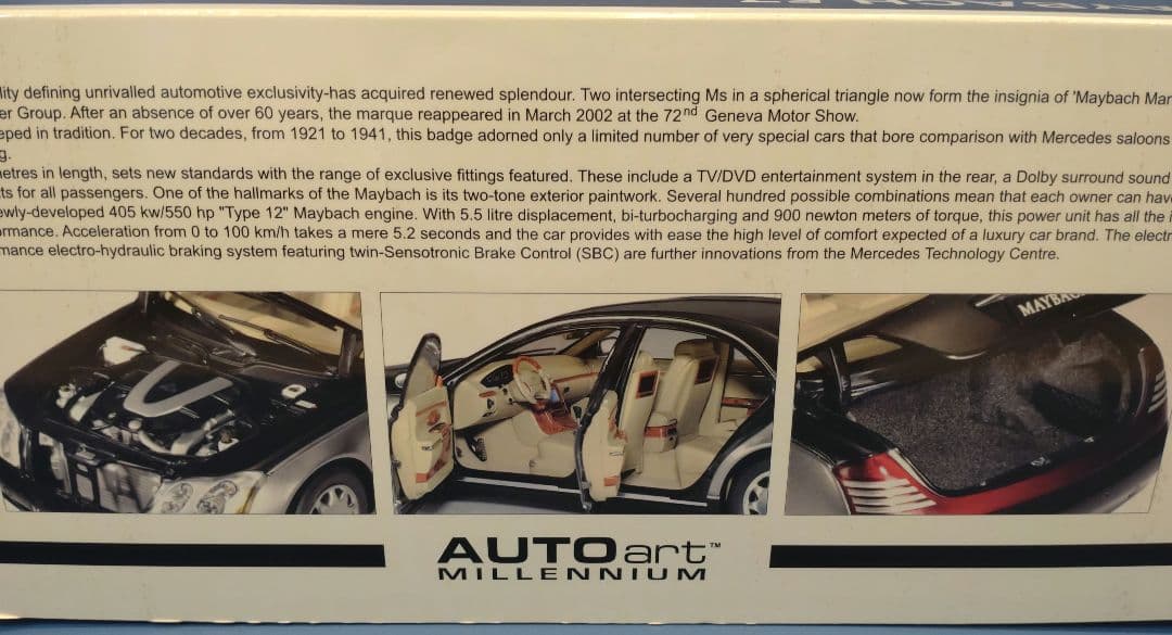 【新品・未使用】AUTOart MAYBACH 57 1/18スケール