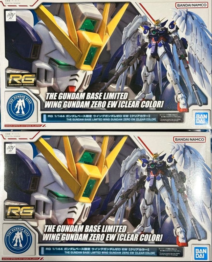 RG 1/144 ガンダムベース限定 ウイングガンダムゼロ EW［クリアカラー]