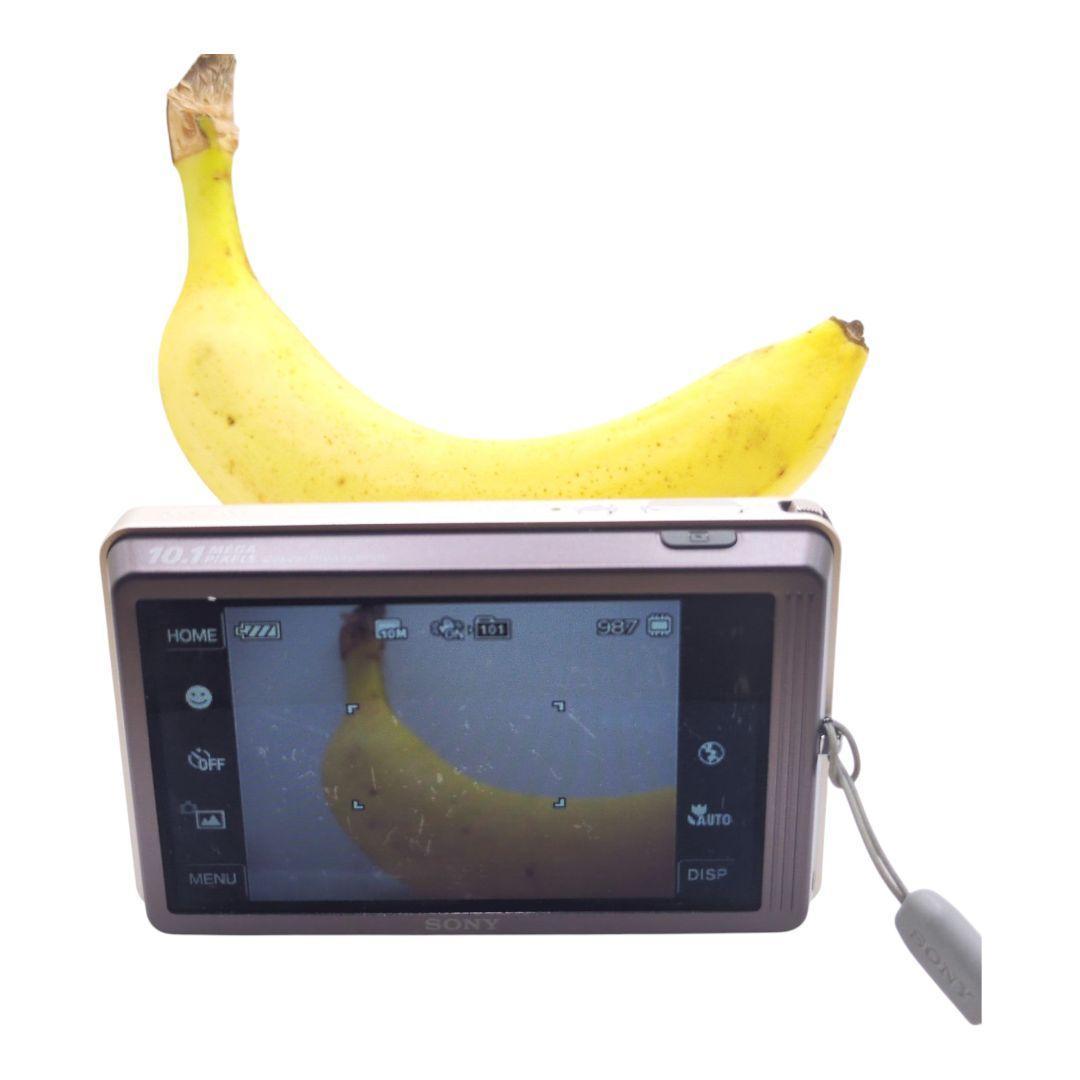 美品 人気色ゴールド SONY DSC-T700 動作品 充電器電池付