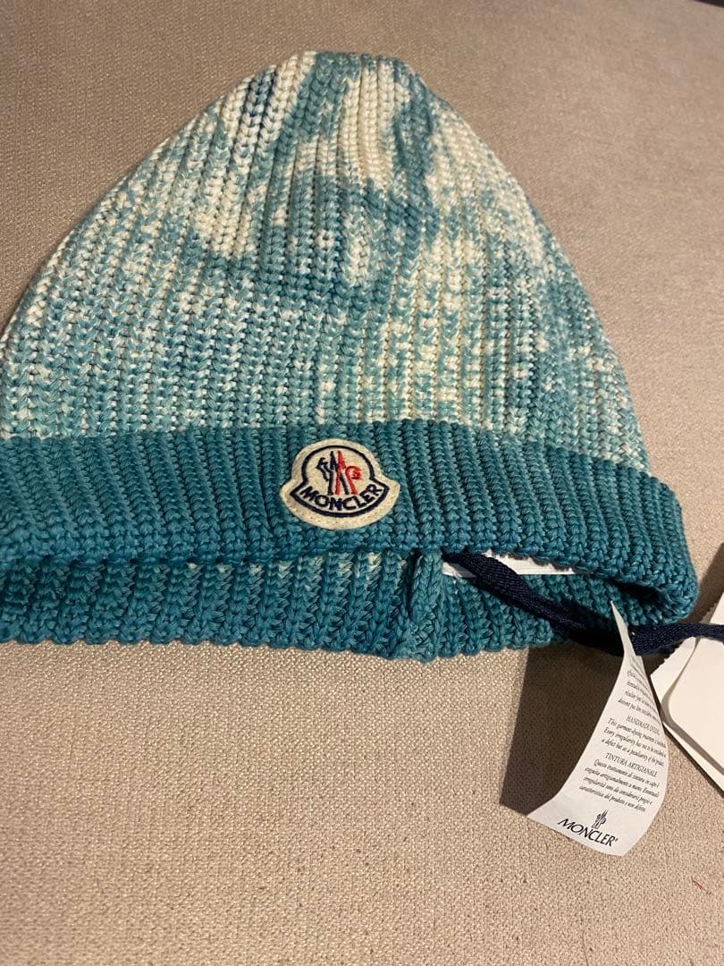 『モンクレール』ビーニーニット帽
