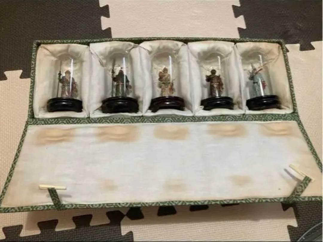 三国志フィギュア5体セット レア アンティーク工芸置物　人形 工芸品　骨董品