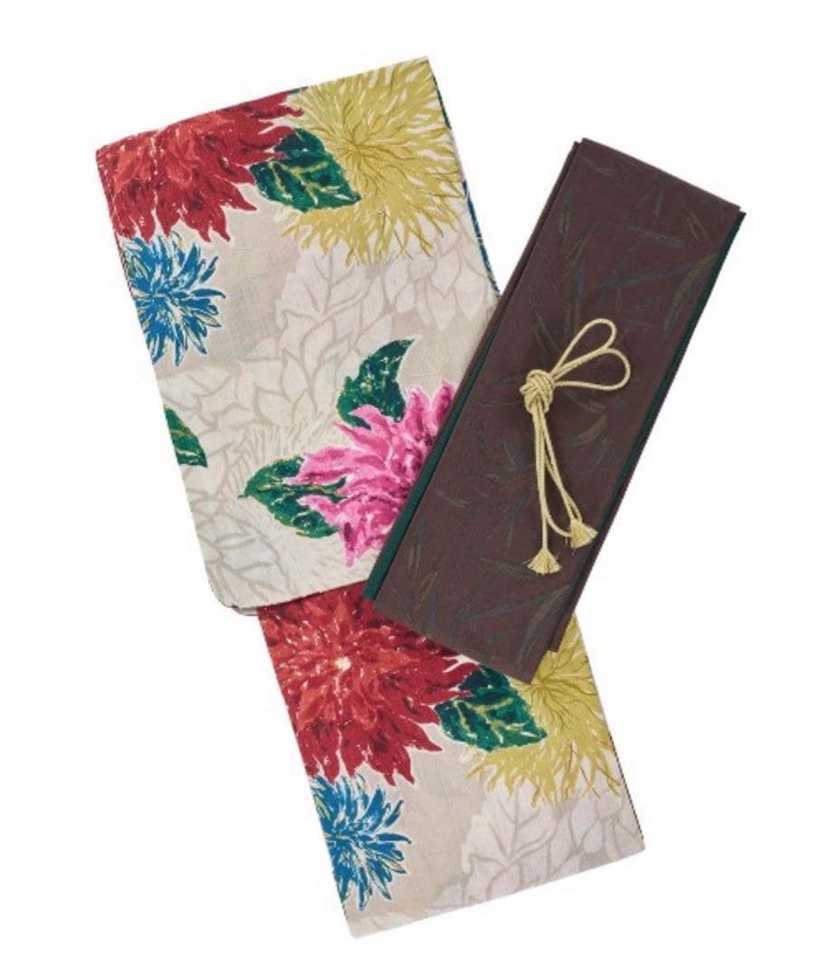 KEITAMARUYAMA ×Ameri BEIGE FLOWER YUKATA