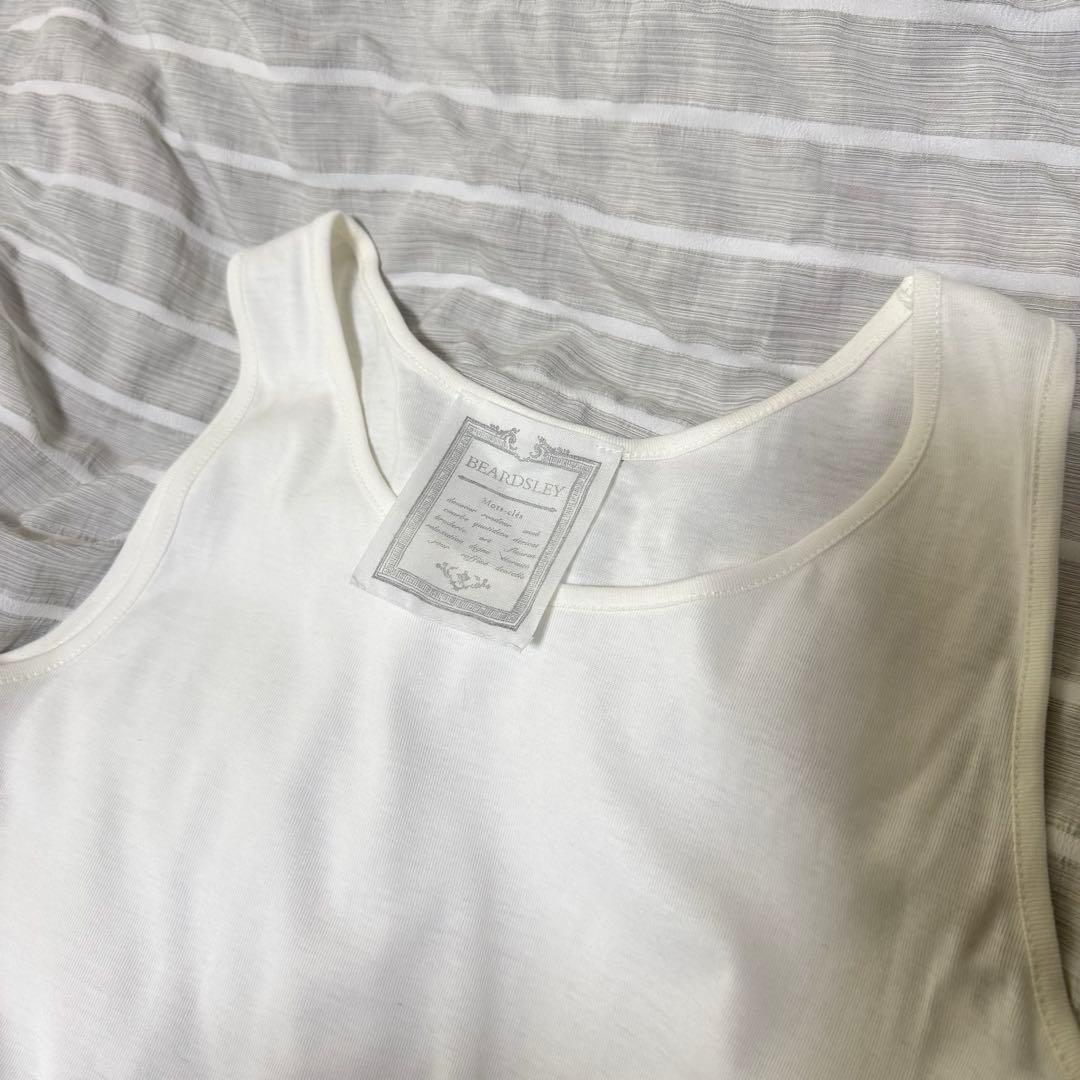 【未使用】ビアズリー beardsley 重ね着 チュチュタンク チュール