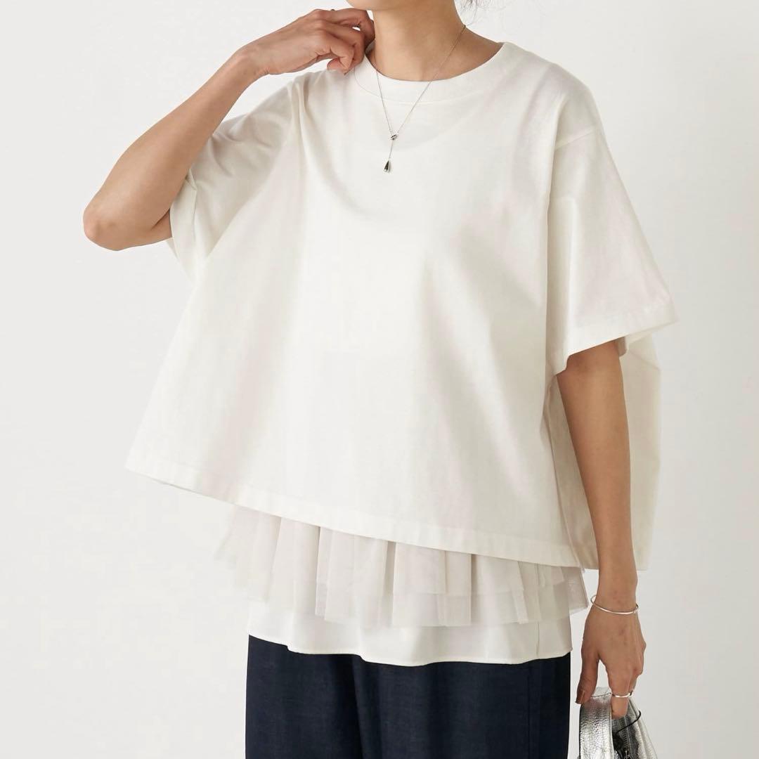 【未使用】ビアズリー beardsley 重ね着 チュチュタンク チュール