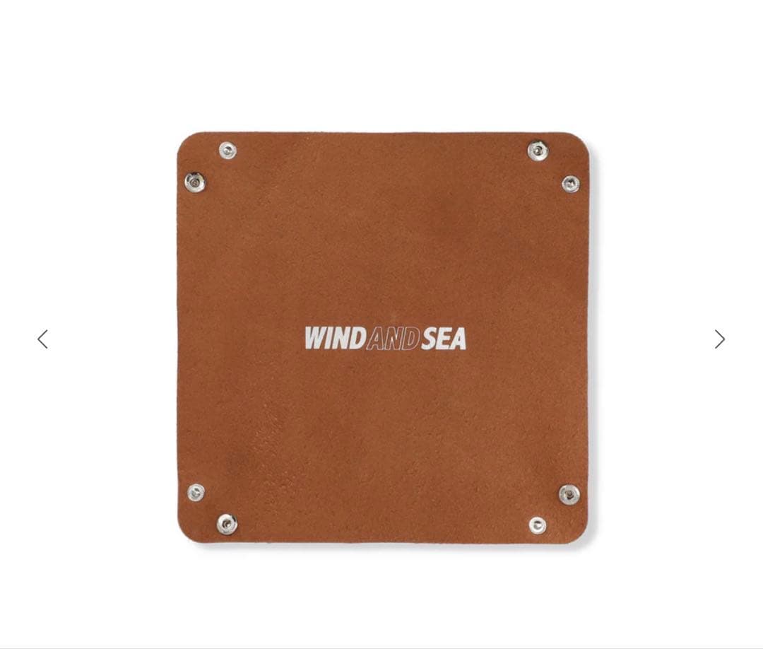 ウィンダンシー SEA LEATHER TRAY ブラウン 小物入れ