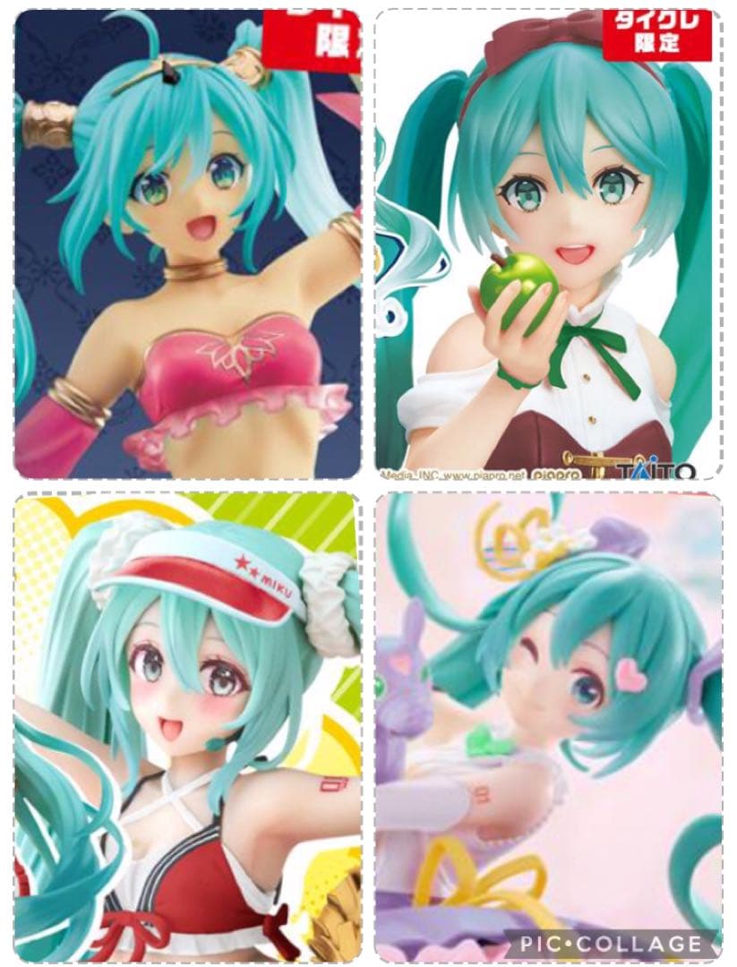 ☆未開封☆初音ミク フィギュア タイクレ限定版 4種セット