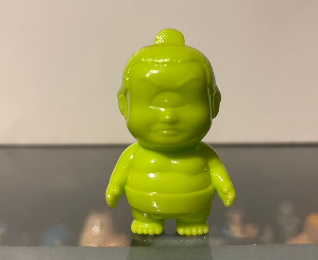 化けの富士　リアルヘッド　激レア　黄緑　ゴッコ堂