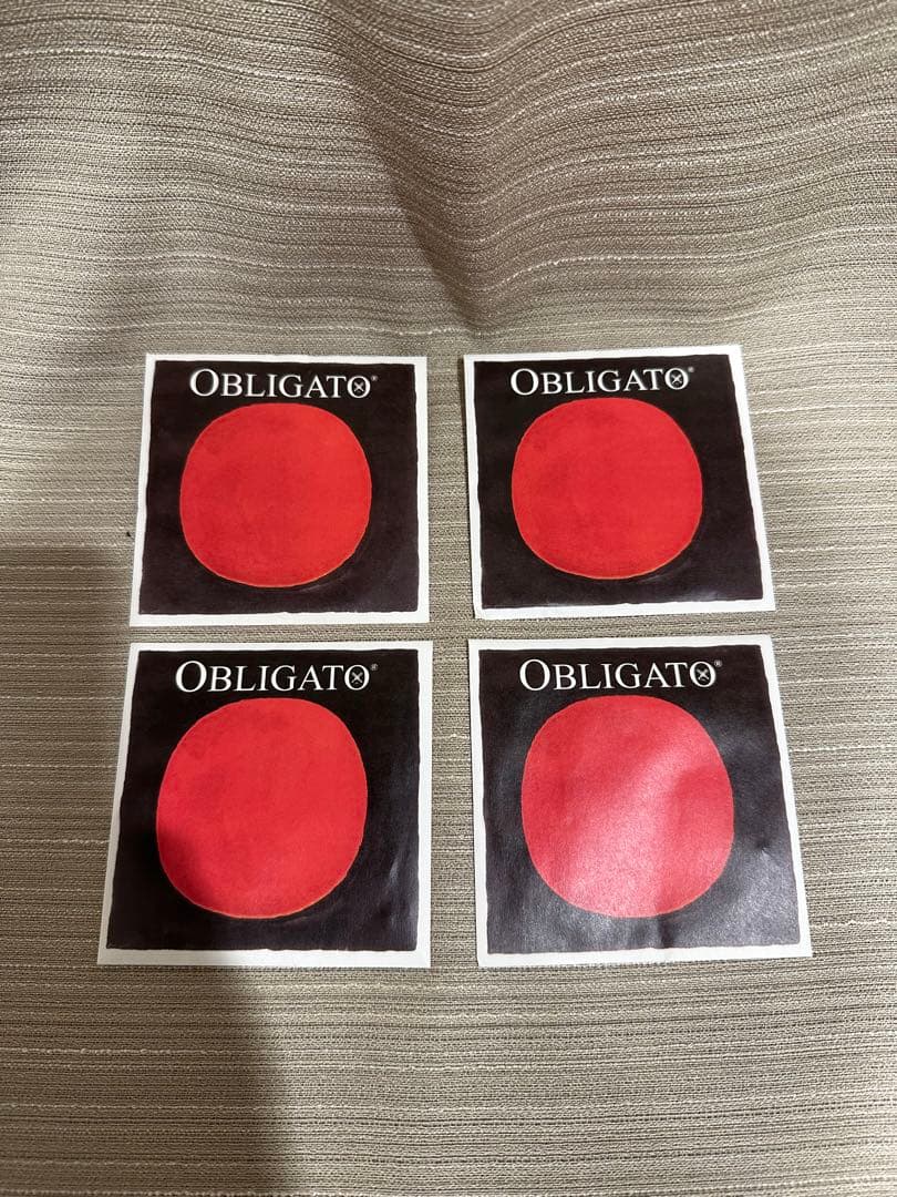 デッドストック品 バイオリン弦オブリガートセット