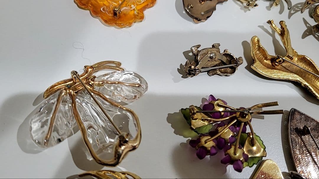 アンティーク　ヴィンテージ　ブローチ　まとめて　昭和レトロ　平成レトロ