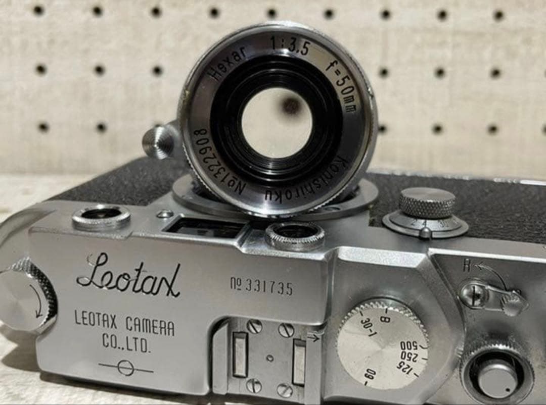 フィルムカメラ Leotax T2 konishiroku Hexar 50mm f3.5