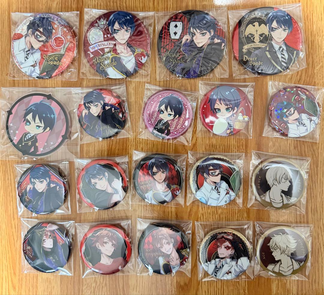 【ツイステ】ハーツラビュル 缶バッジ52点セット