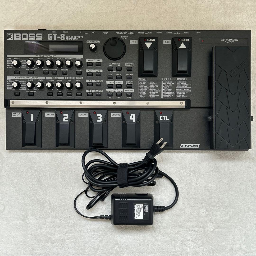 BOSS GT-8 GUITAR EFFECTS PROCESSOR ボス