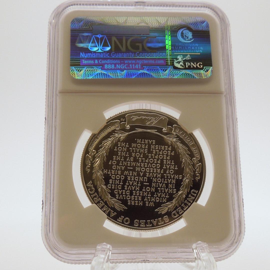 ★最高鑑定 2009年 アメリカ リンカーン 1ドル 銀貨 NGC PF70
