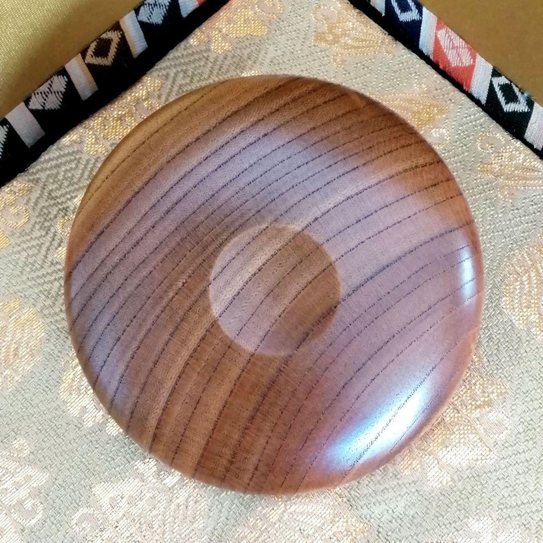 秋平造　線筋欅香合　共箱　茶道具　香合　欅　骨董