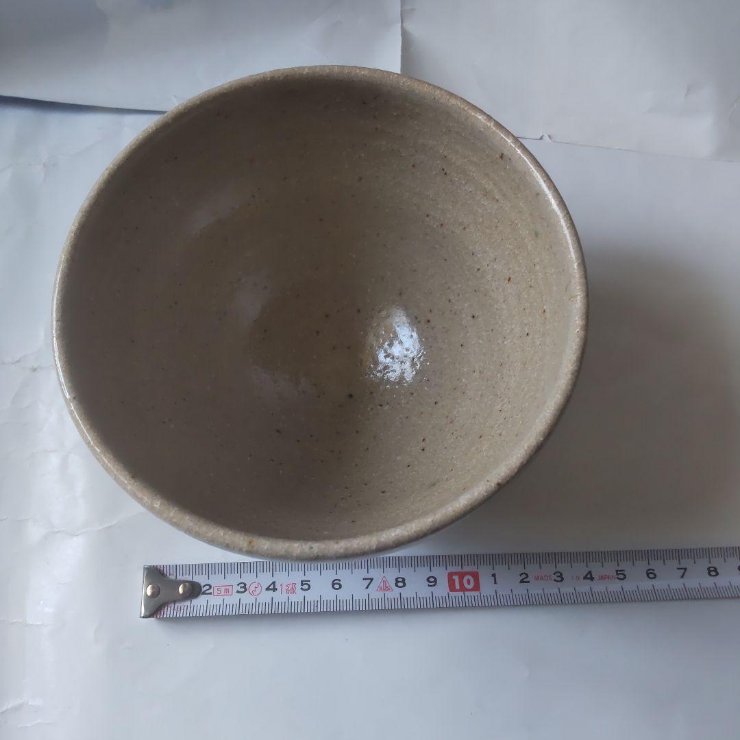 溝上一薊 作 唐津茶碗 唐津焼 共箱 共布 茶碗 茶道具 抹茶碗 新品 未使用