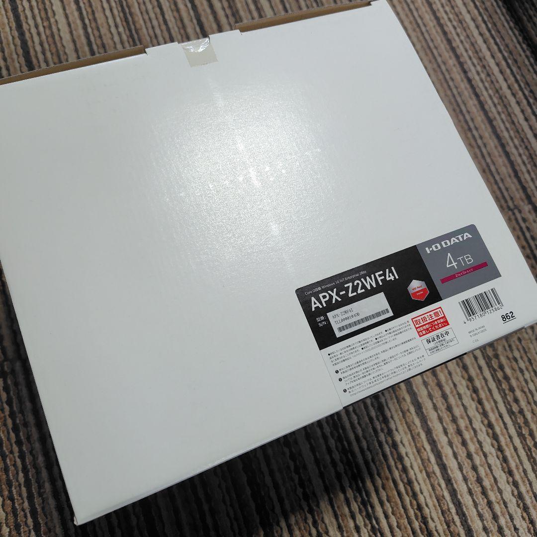 IOデータ NAS 4TB　APX-Z2WF4I 新品未使用