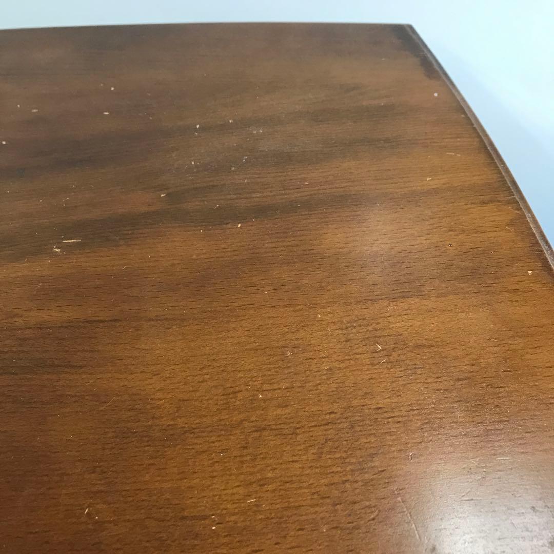 クラシック　木製　サイドテーブル 引き出し付き　アンティーク　レトロ　電話台