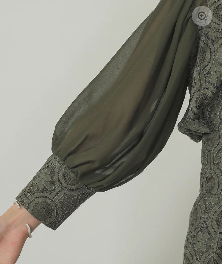 幾何学柄 レース セットアップ パンツ オケージョンドレス　Mサイズ