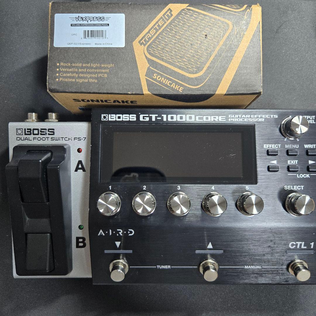 GT-1000CORE FS-7、EXペダル付き