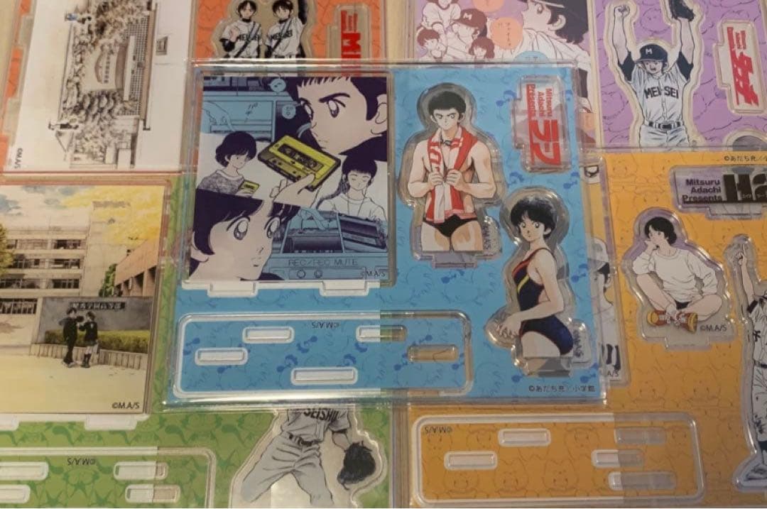 あだち充　あだち充展　55周年　特典　アクリルスタンド　アクスタ　5点セット　①