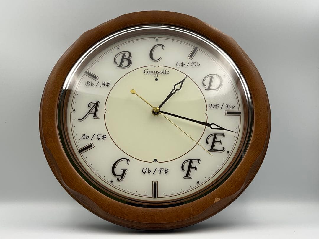 【希少】Gransolfe B1 グランソルフェ 音階時報時計 音楽教育 知育