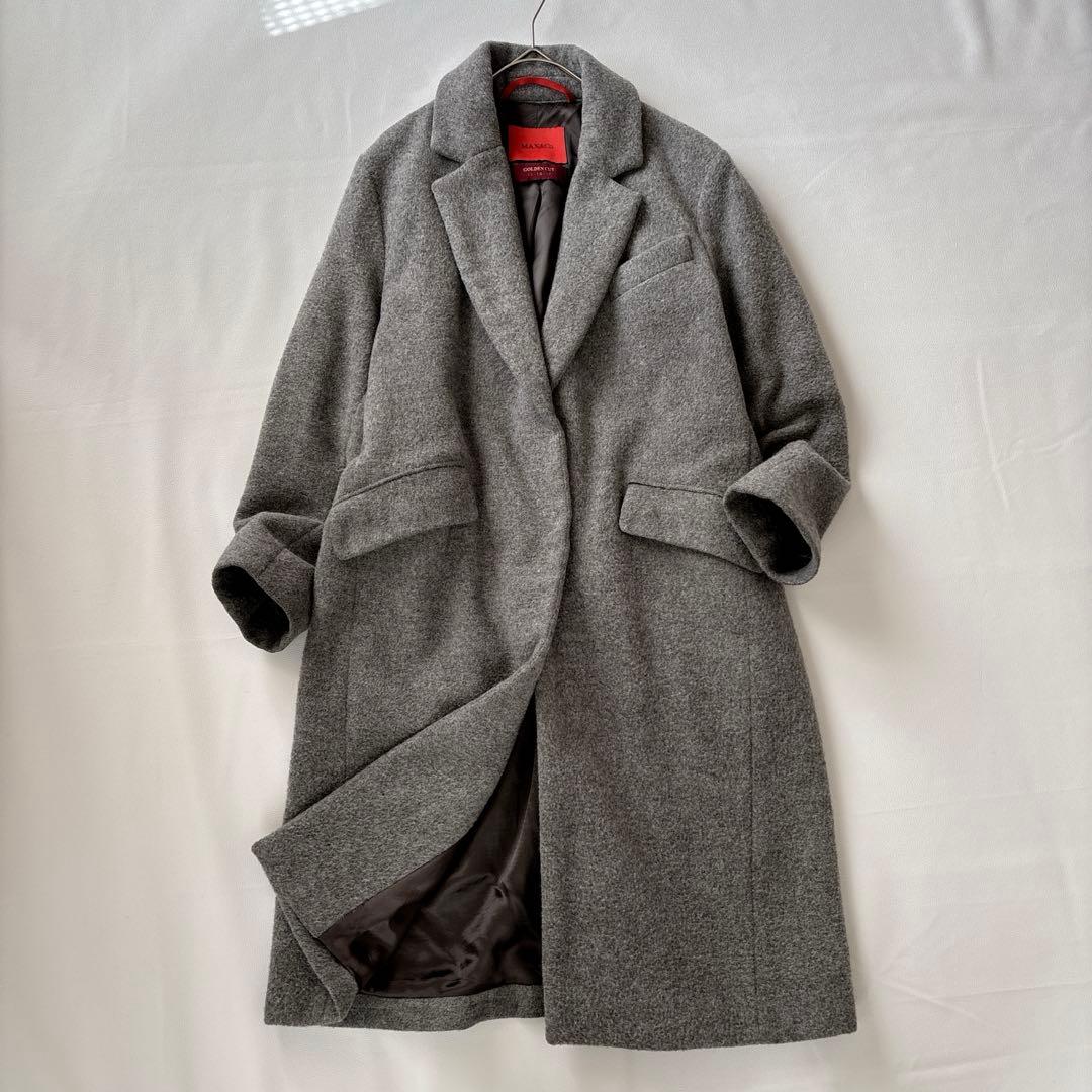 現行タグ MAX&Co マックスアンドコー チェスターコート アルパカ ロング