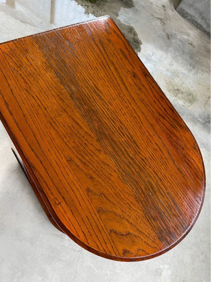 三越　ブルージュ　ステンドグラスサイドテーブル　収納棚