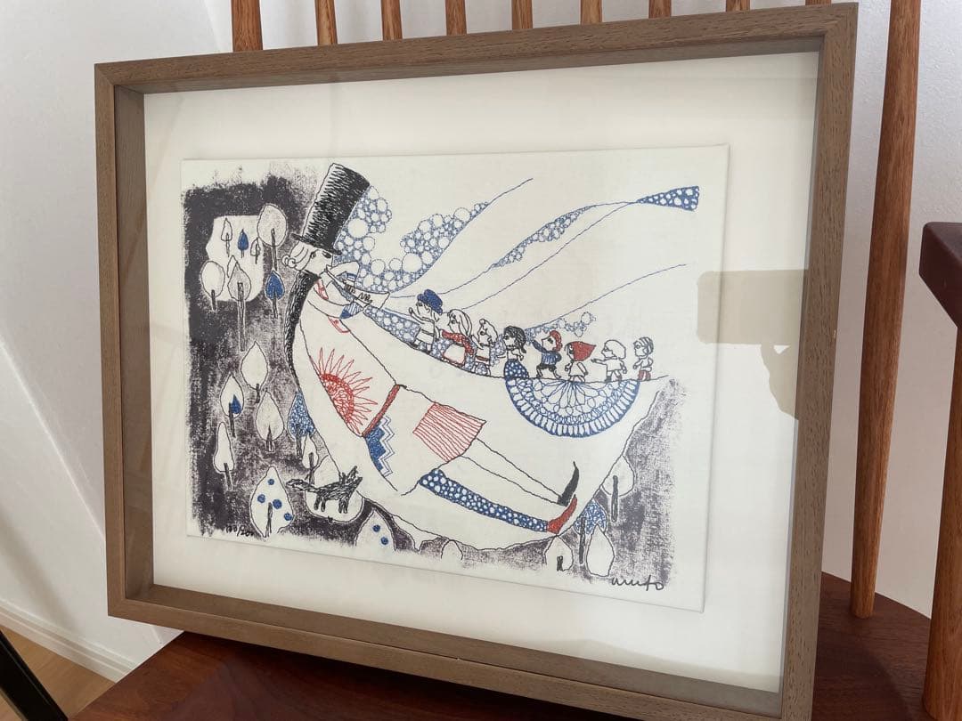 ミカオ　MICAO 「ハーメルンの笛吹き」版画　絵画