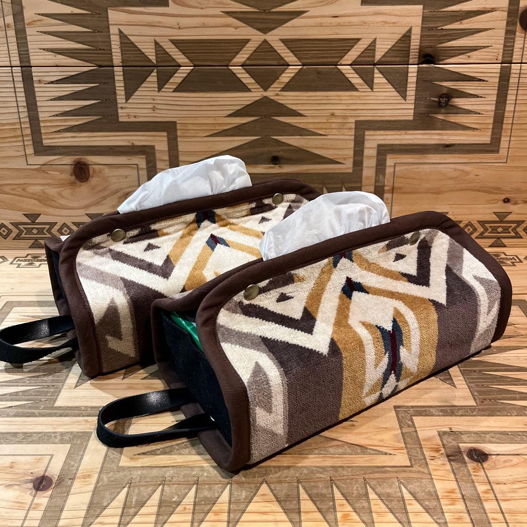 あるページ ペンドルトン クッションカバー リメイク 鍋つかみ 新品