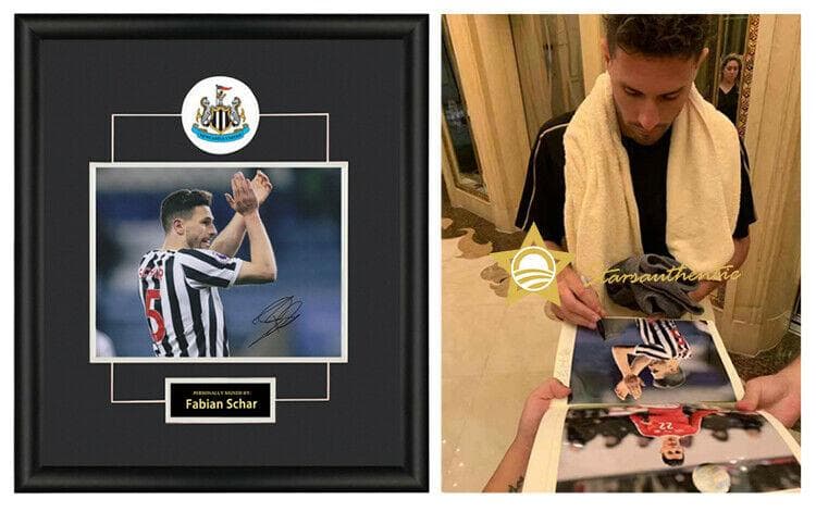 直筆サイン入り写真 ファビアン・シェア   スイス代表  SA鑑定済