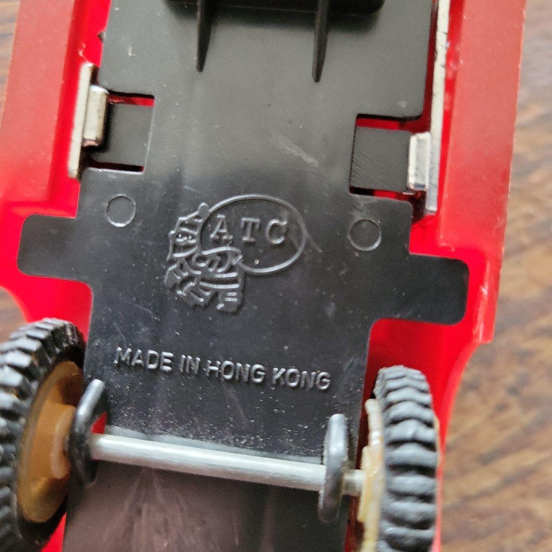 希少　アサヒ玩具　ISUZU 消防車F-130 赤 箱付き