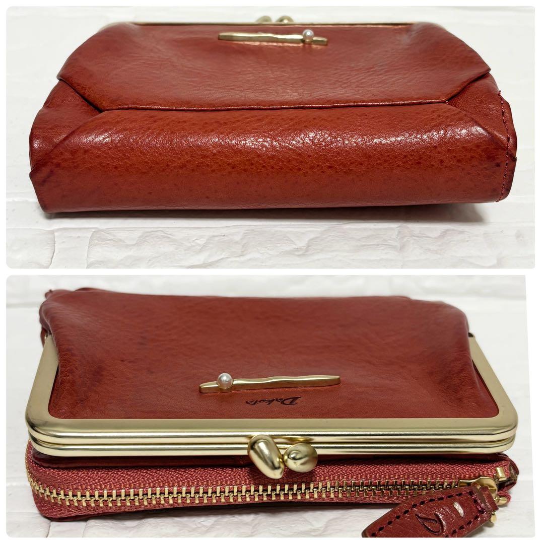 【未使用】Dakota ダコタ ペルラ コンパクト財布 ピンク　がま口 二つ折り