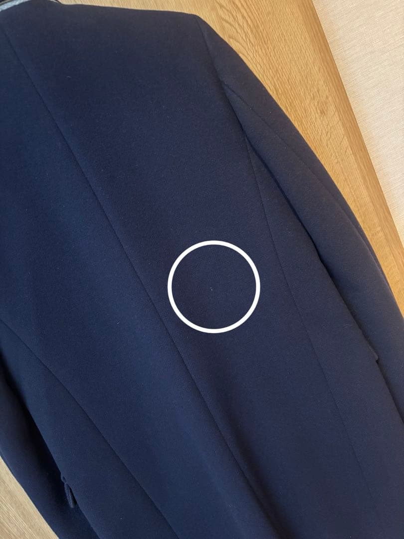 ステラマッカートニー　ネイビー チェスターコート