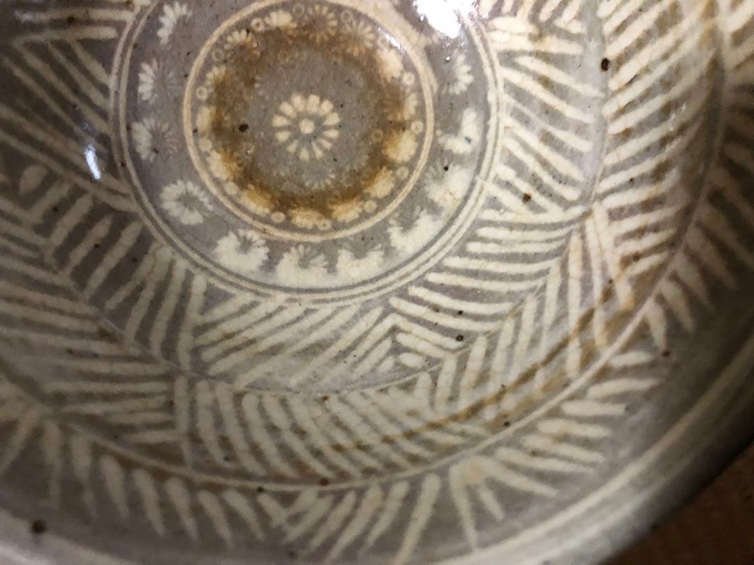 保管品！茶味豊かな三島茶碗 検茶道具抹茶碗三島手