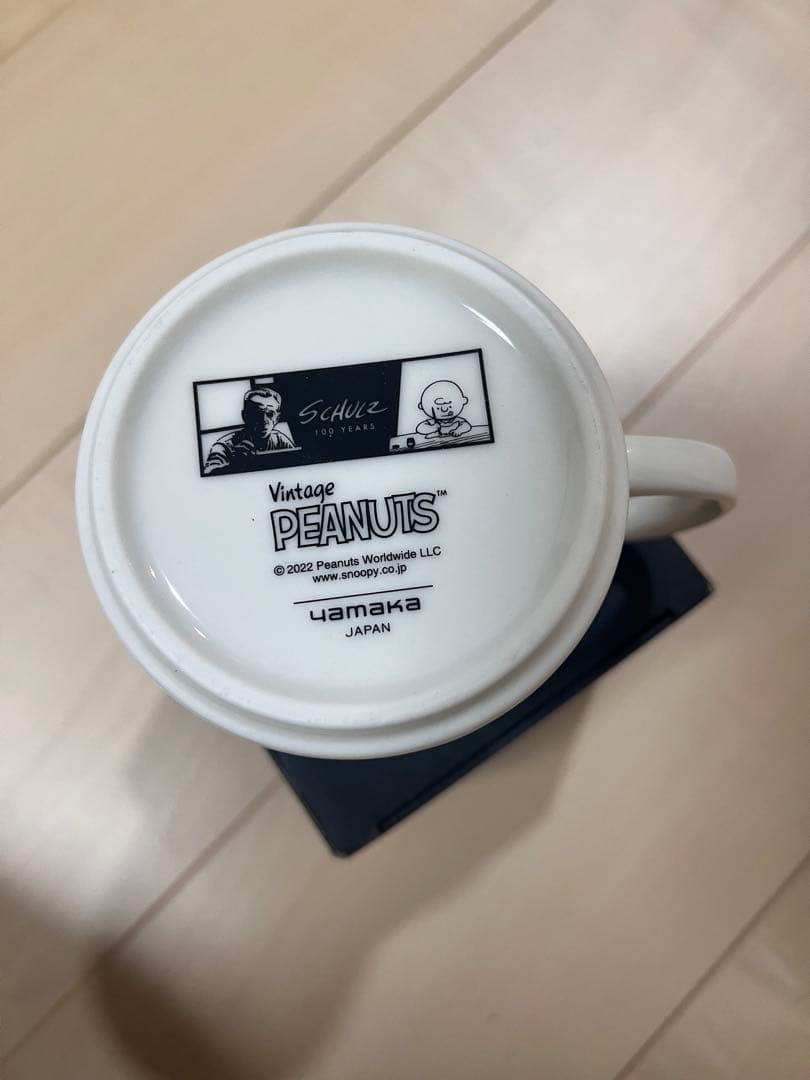 未使用品マグカップ日本製100years山加商店製ピーナッツヴィンテージシリーズ