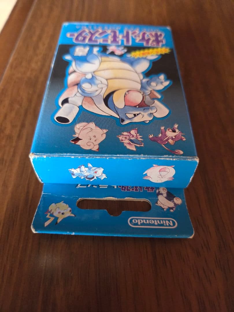 ポケットモンスター 青 トランプカード 1996年製