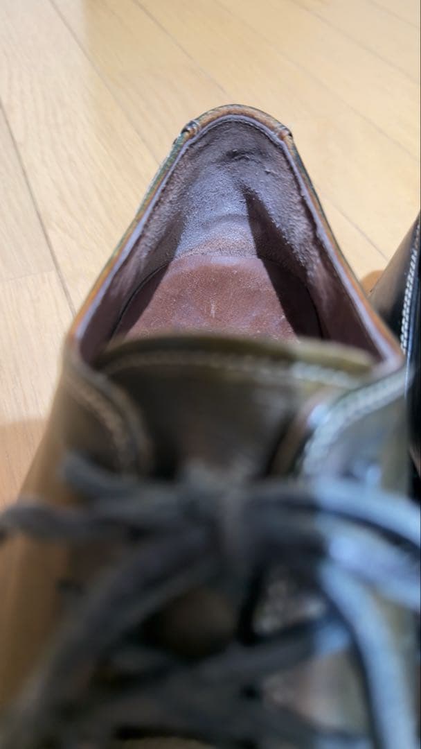 MOTO W外羽根 Plain Toe Oxford 1632 グリーン