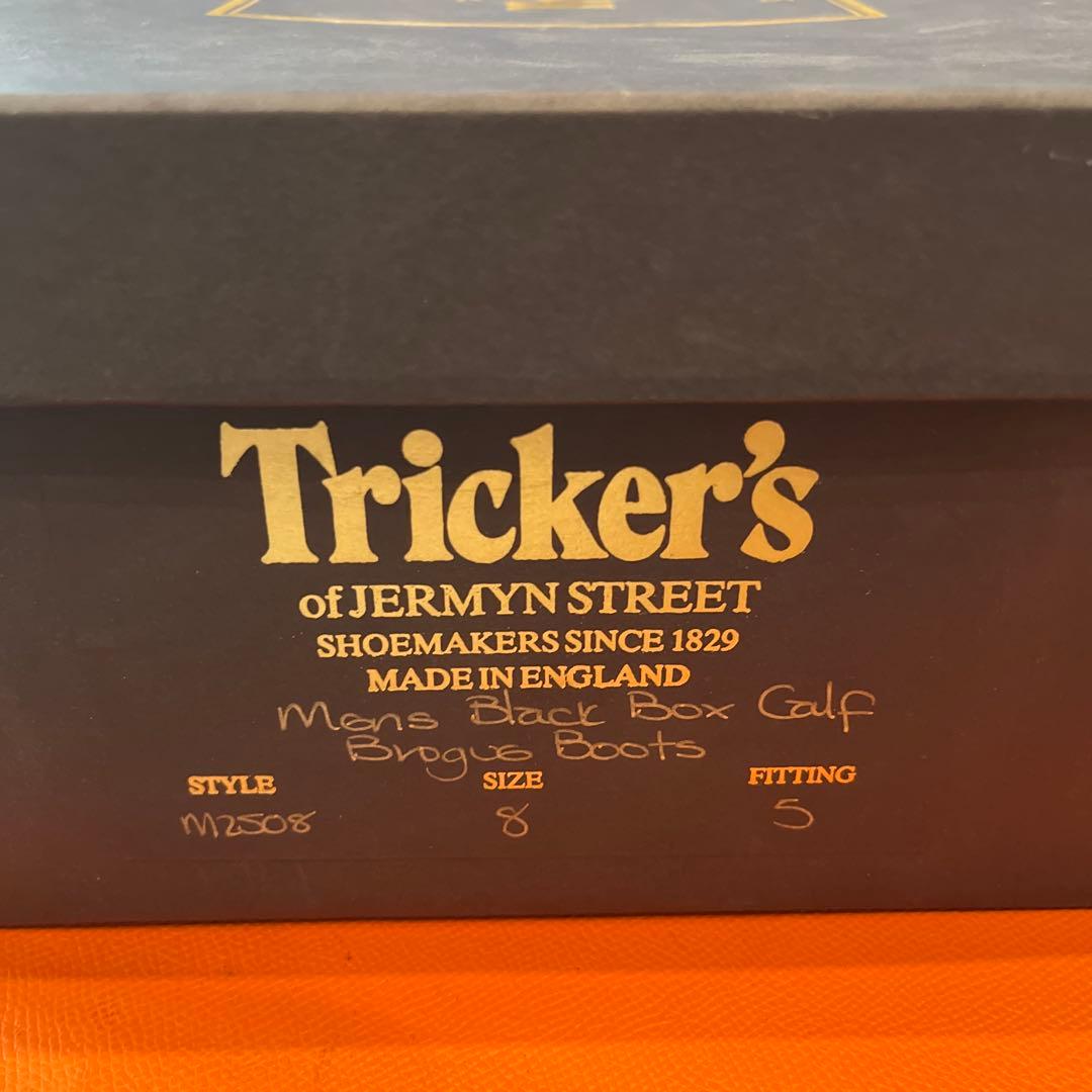 Tricker's 2508 カントリーブーツ UK8.0 ブラック