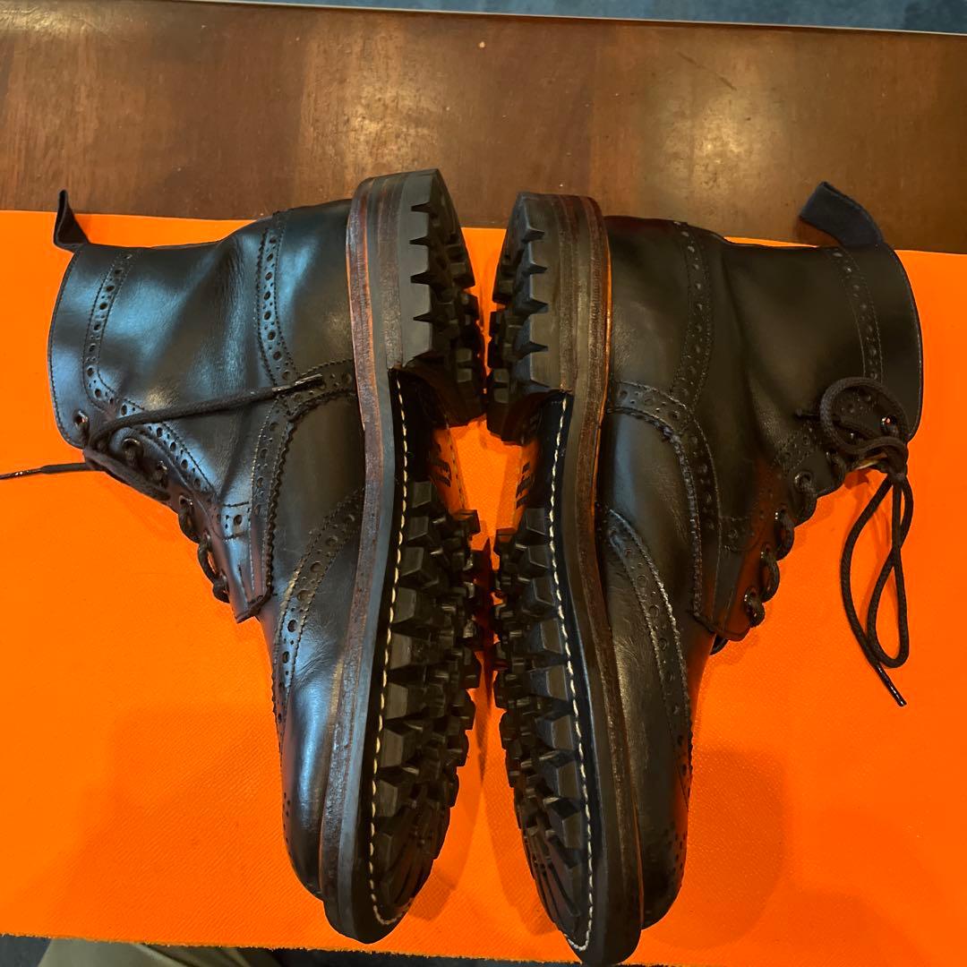 Tricker's 2508 カントリーブーツ UK8.0 ブラック