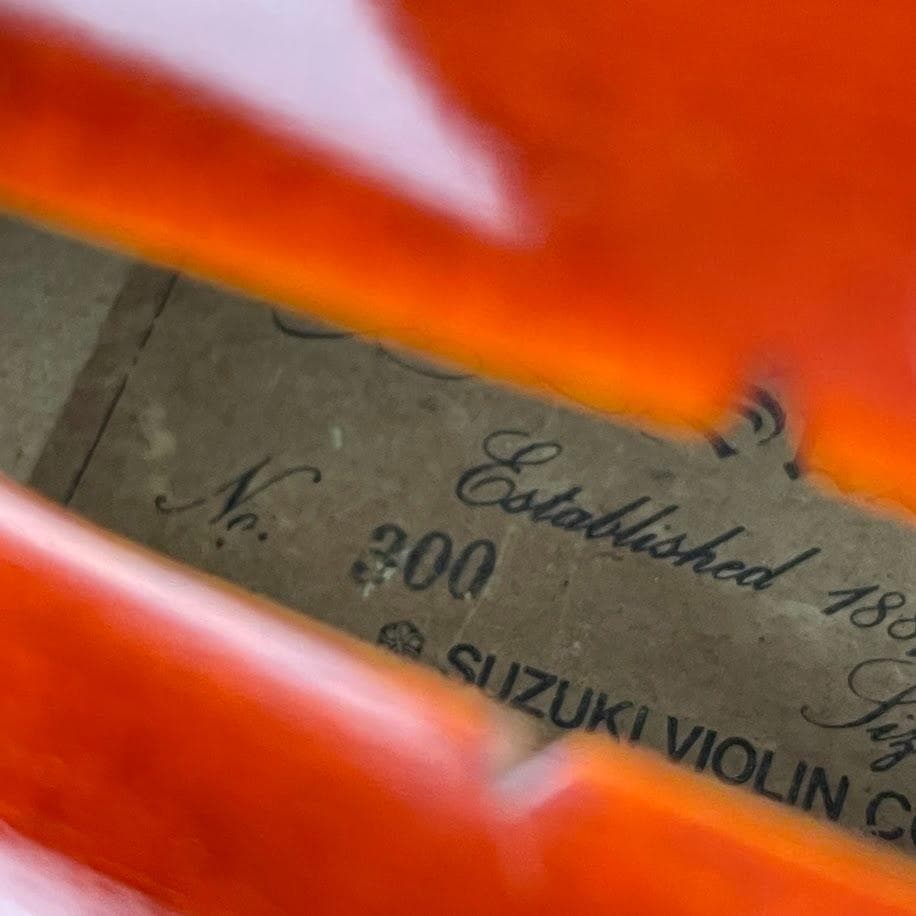 極艶・極美●SUZUKIバイオリン● No.300 4/4 1977年製 鈴木製